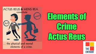 Criminal Law | Elements of Crime | Actus Reus