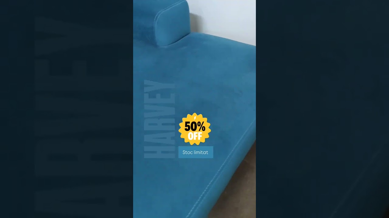 Canapea de colt cu șezlong Harvey - 