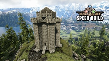 ARK - Stoneguard Castle - Speed Build - Part 1 (Keep)