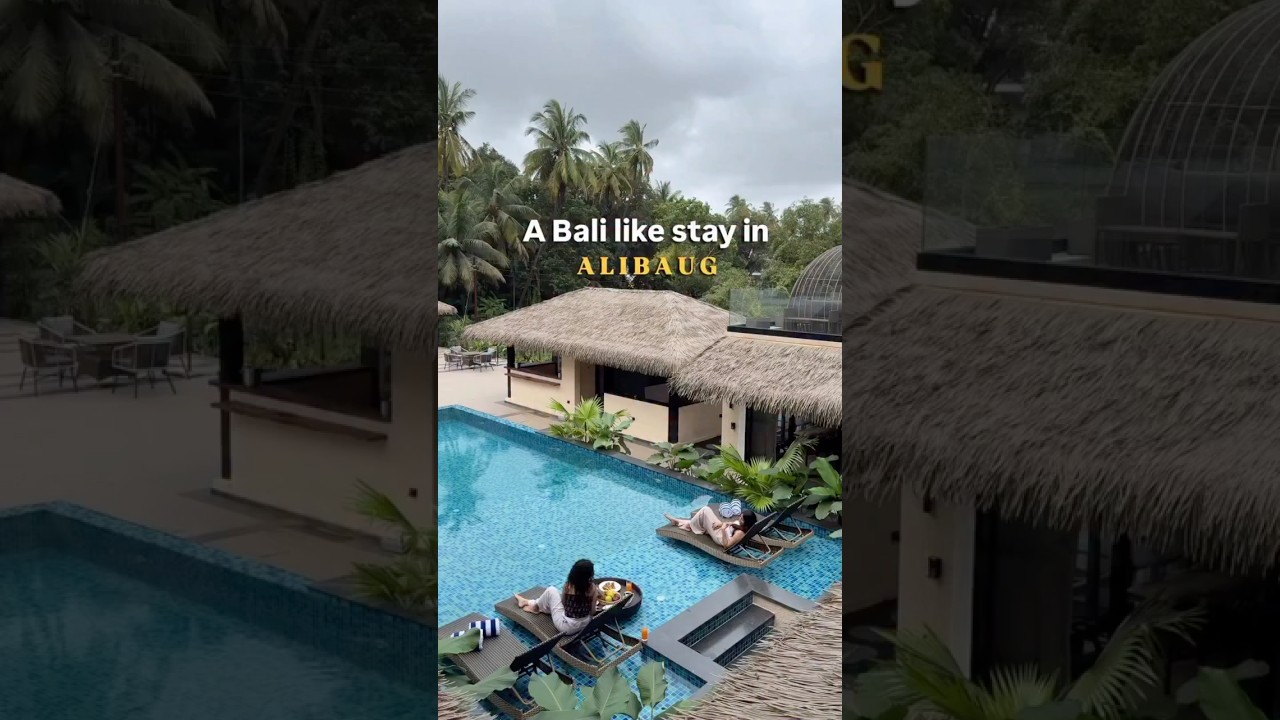 A Bali-themed inspired tropical getaway, just a 10 min walk from Nagaon Beach😍