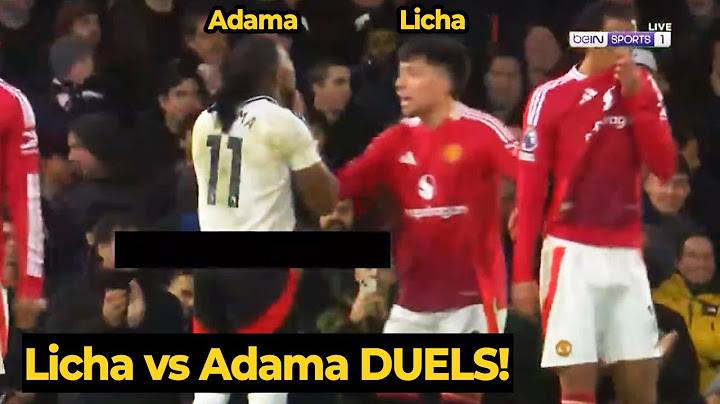 Lisandro Martinez crazy duels with Adama Traore, but Licha gets REVENGE with his goal against Fulham