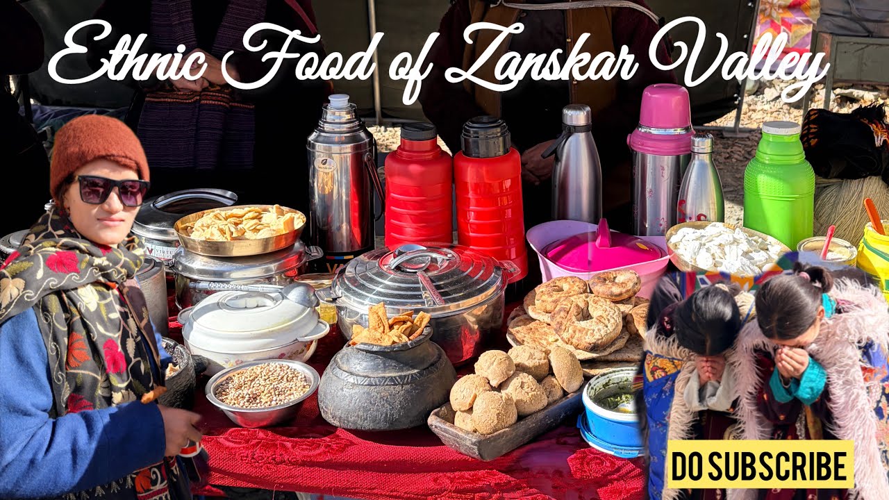 ETHNIC food of ZANGSKAR Valley 🍲 #foods #traditional #ethinic #food #staple @Zanskari_Couple 