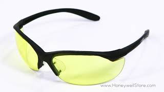 Honeywell Vapor Ii Shooters Safety Eyewear With Black Frame & Amber Lens R-01536