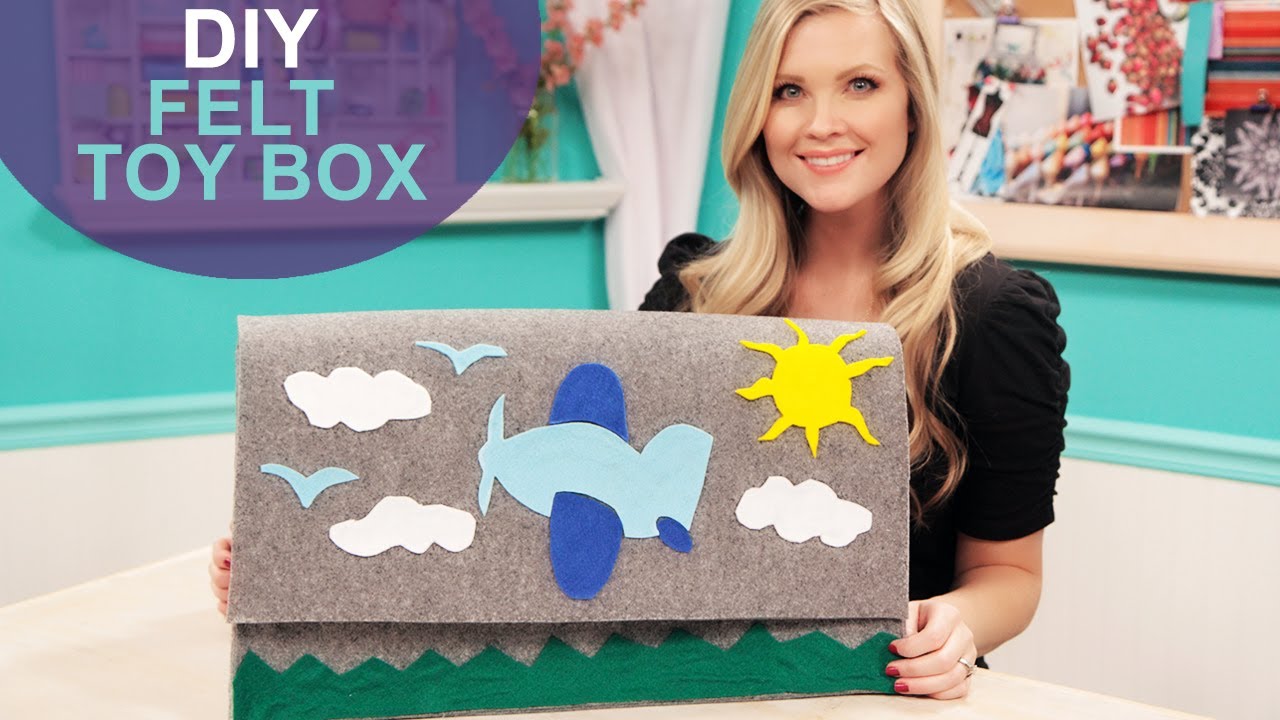 felt toy box