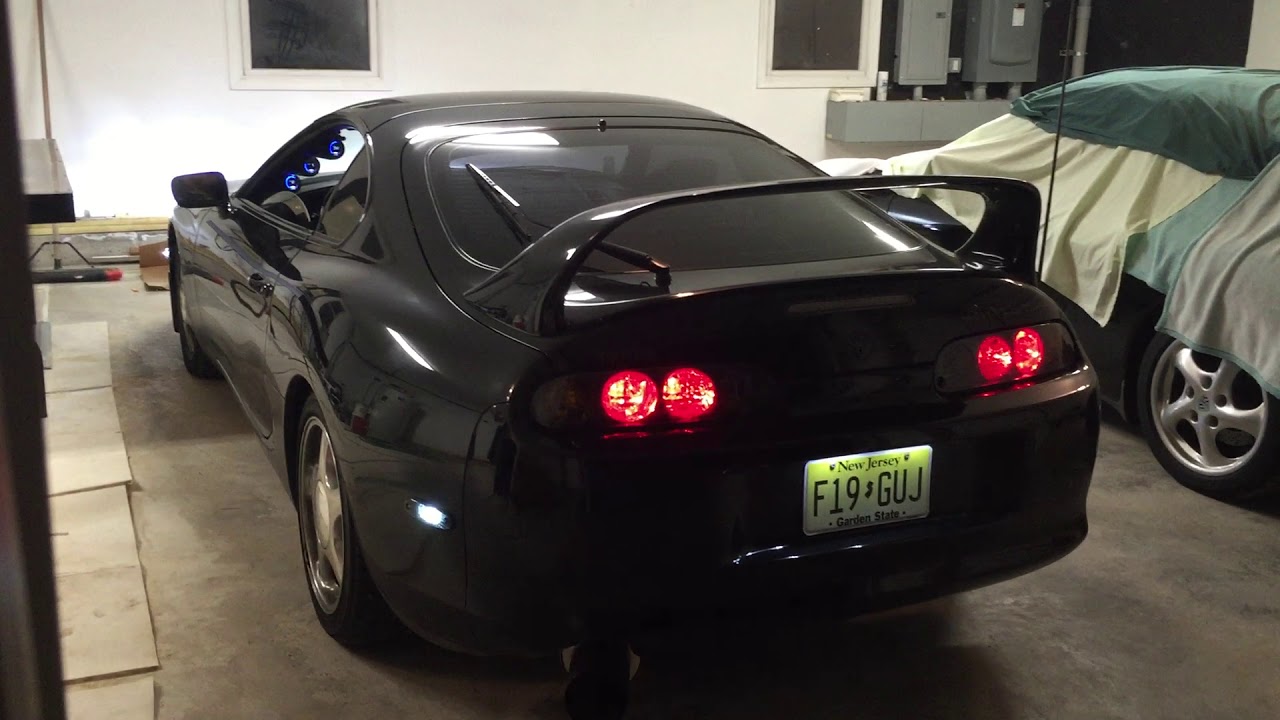 MKIV Supra Twin Turbo - HKS Carbon Ti Exhaust