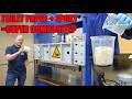 Toilet Paper Turned into Composite Material with Epoxy + Hydraulic Press