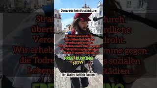 Demo für freie Straßenkunst, Neue Termine! #reggae #protest #musik #kunstfreiheit #busking