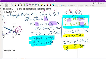 6.3 Parametric Equations and Motion notes part 2
