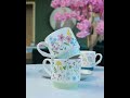 Add color and elegance to your daily coffee and tea moments with our floral ceramic mug sets.