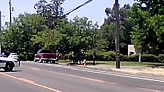 Fire brakes out by L&R Landscaping.