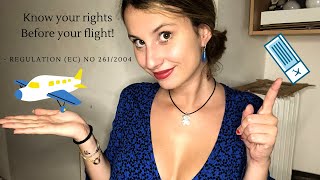 ASMR: GET UP TO €600 IN COMPENSATION FOR FLIGHTS IN THE EU. EU Passenger flight rights. Educational screenshot 1