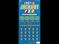 $10 - JACKPOT 777 -  NY Lottery Bengal cat Scratch Off NYS instant win tickets