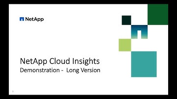 NetApp Cloud Insights Deep Dive