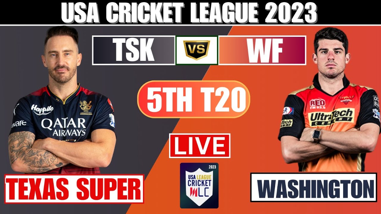 Texas Super King vs Washington freedom TSK vs WF 5th Match Live Cricket Score Ali tech live
