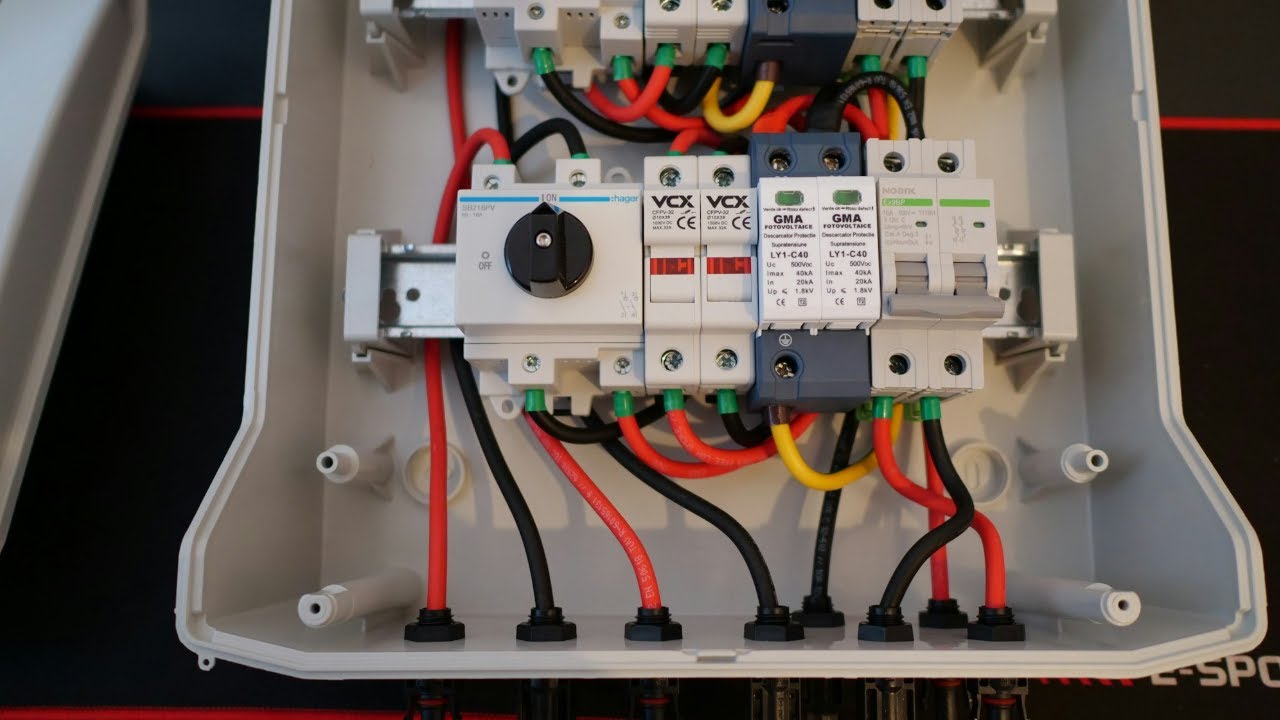 Tablou protectie DC 2 Stringuri 500V pentru panouri fotovoltaice