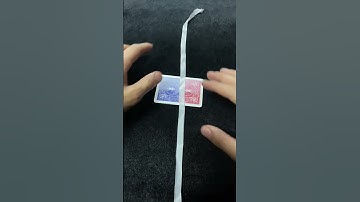 Giải mã ảo thuật bài đổi màu khi qua sợi dây #aothuatbai #giaimaaothuat #aothuat #magic #shorts