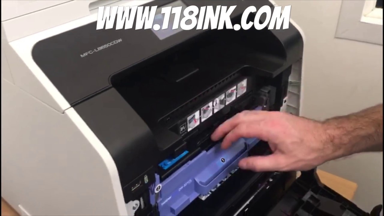 to reset the toner levels for Free On A Brother MFC-L8650CDW Printer - YouTube