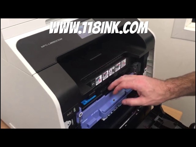 to reset the toner levels for Free On A Brother MFC-L8650CDW Printer - YouTube