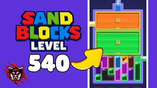 Sand Blocks Drop Puzzle Level 540 Game Walkthrough
