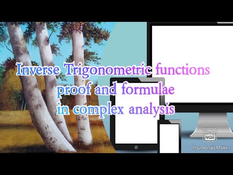 complex analysis inverse of trigonometric function - YouTube