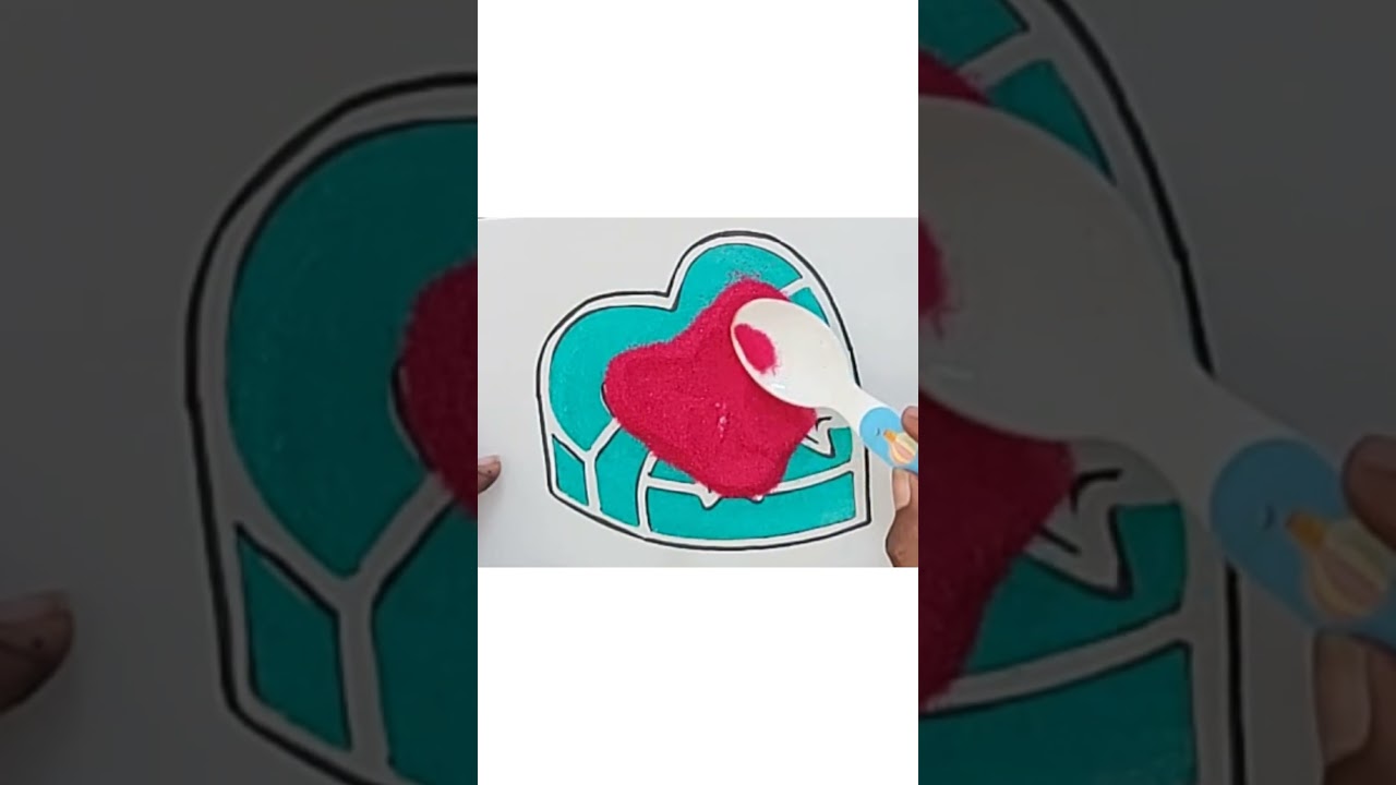 A Sand Art Surprise – Heart Box Wrapped with Love! 