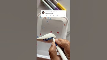 Comment accepted 🤗😄😀 | Name floating on water with magic pen #shorts #youtubeshorts