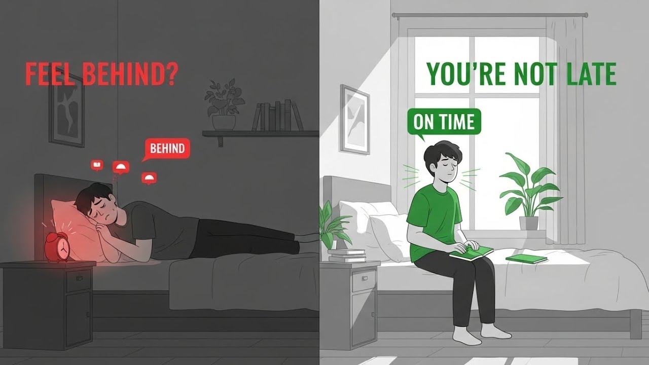 If You Feel Behind in Life, Watch This You’re Not Late