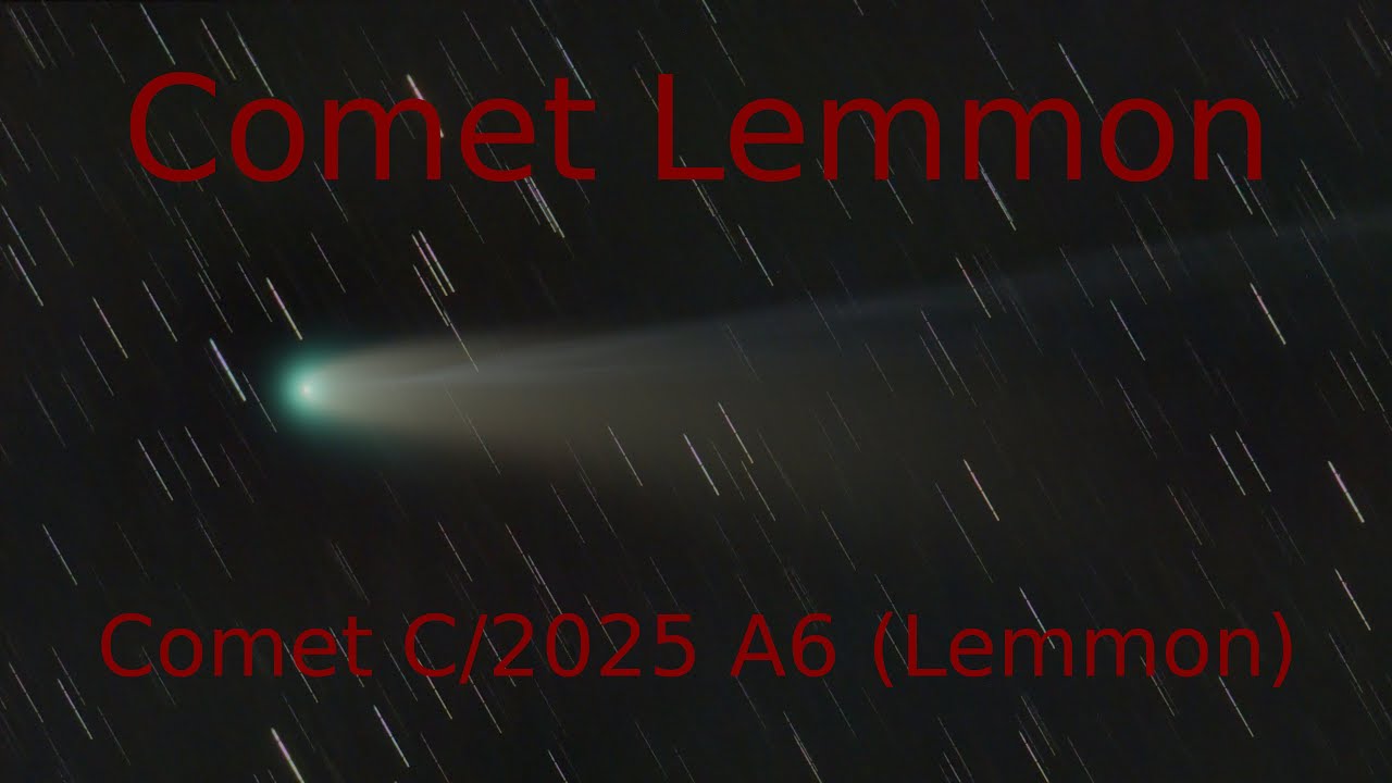 Comet C/2025 A6 (Lemmon) Time-lapse and slide show
