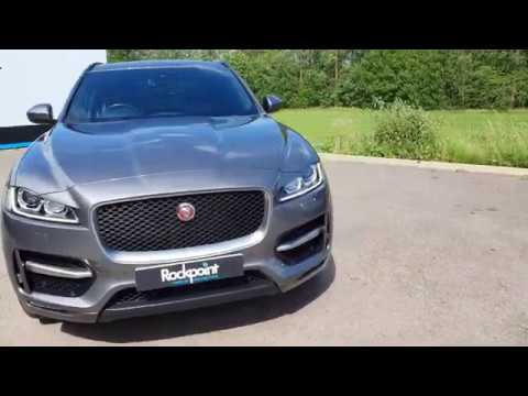 2017 17 Jaguar F-Pace 2.0d R-Sport Auto AWD (s/s) 5dr Grey - YouTube