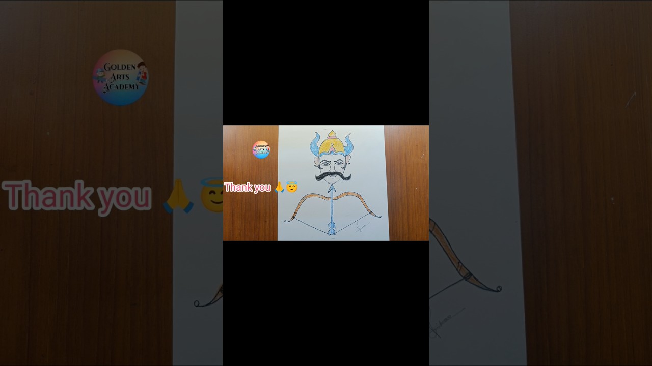 Dussehra Drawing Very Easy | Ravan Drawing easily| 