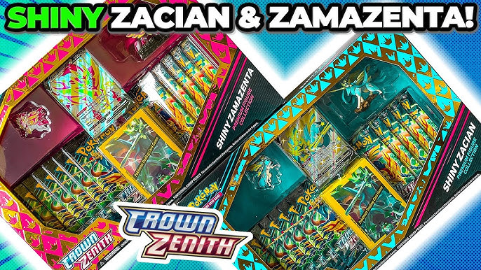 Pokemon Crown Zenith Shiny Zacian Premium Figure Collection
