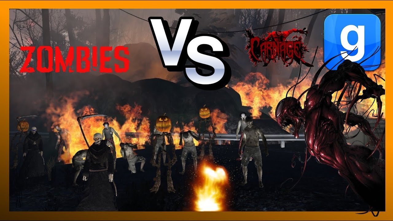 Marvel Carnage VS Zombies SNPC  Boss Fight Garry's Mod