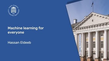 Machine Learning for Everyone | 3-Minute Thesis Competition 2022 | Hassan Eldeeb