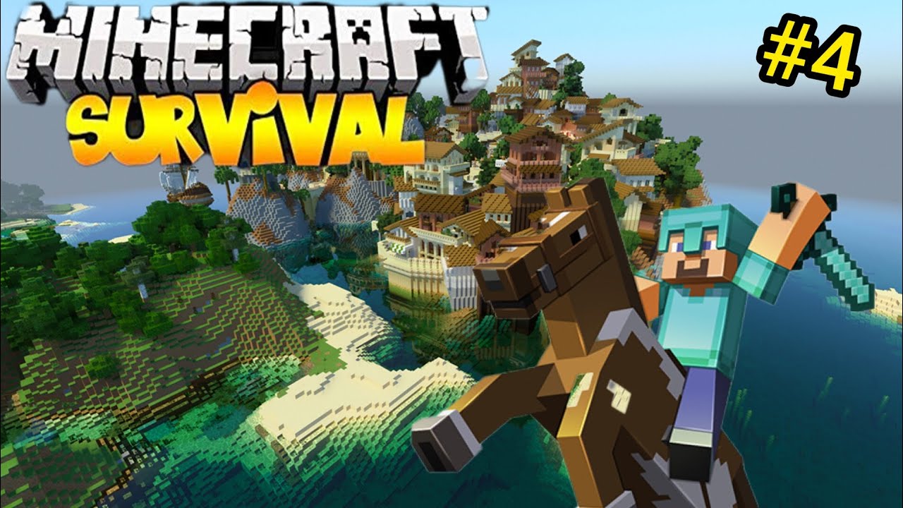 I explore my survival world :) Minecraft #4 - YouTube