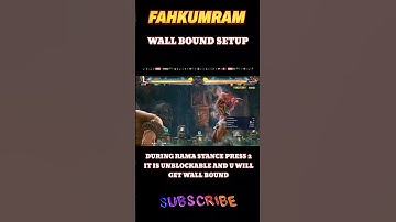 Fahkumram combo tekken8 I Fahkumram wall bound combo tekken8#Fahkumram#Tekken8