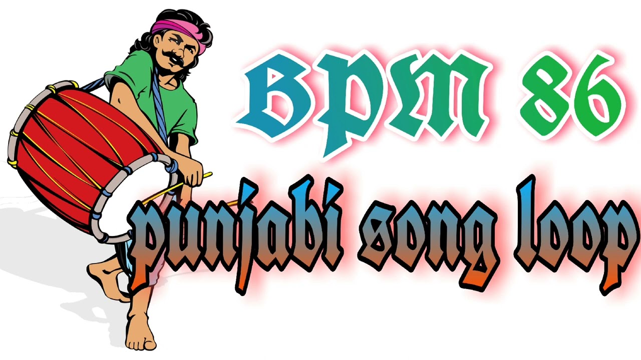 Dhol loop for punjabi song  86bpm  dholloop 2024