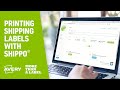 How to print shippo shipping labels with avery products