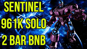 UMvC3 Sentinel 961k 2 Bar BnB