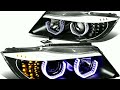 BMW E90 M-Style Headlight Upgrade: DNA Motoring U-Halo Install & Review!