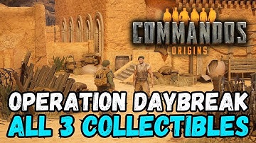 Commandos Origins: OPERATION DAYBREAK All 3 Collectibles 🪖🎖️💪 #commandosorigins
