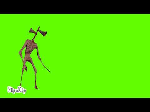 Siren head green screen dance