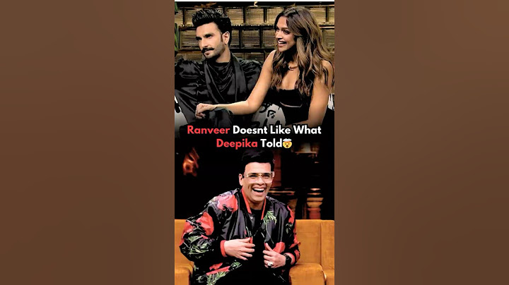 दीपिका पादुकोण ने जो कहा उसे रणवीर बर्दाश्त नहीं कर पाए🤯करण जौहर #deepikapadukone #bollywood