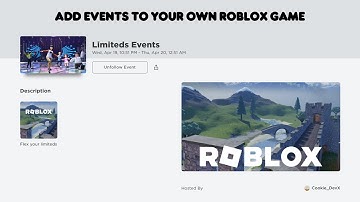 Roblox Tutorial - How to add events to your roblox game
