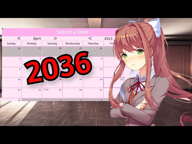 Telling Monika that I'm 10 Years Old