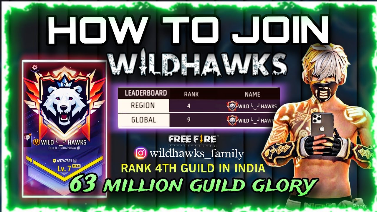 HOW TO JOIN WILDHAWKS | TOP 4 in INDIA | FREEFIRE