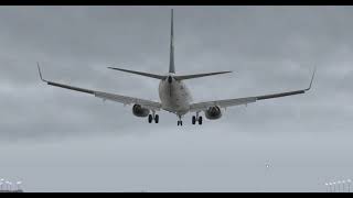 WestJet 737-800 Landing at Toronto in X-Plane 11 #Swiss001landing screenshot 2