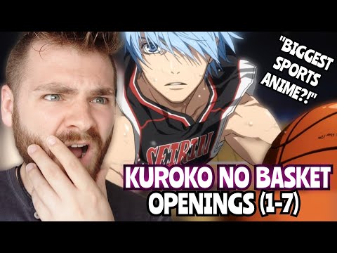 First Time Reacting to "KUROKO NO BASKET Openings (1-7)" | New Anime Fan! | REACTION!