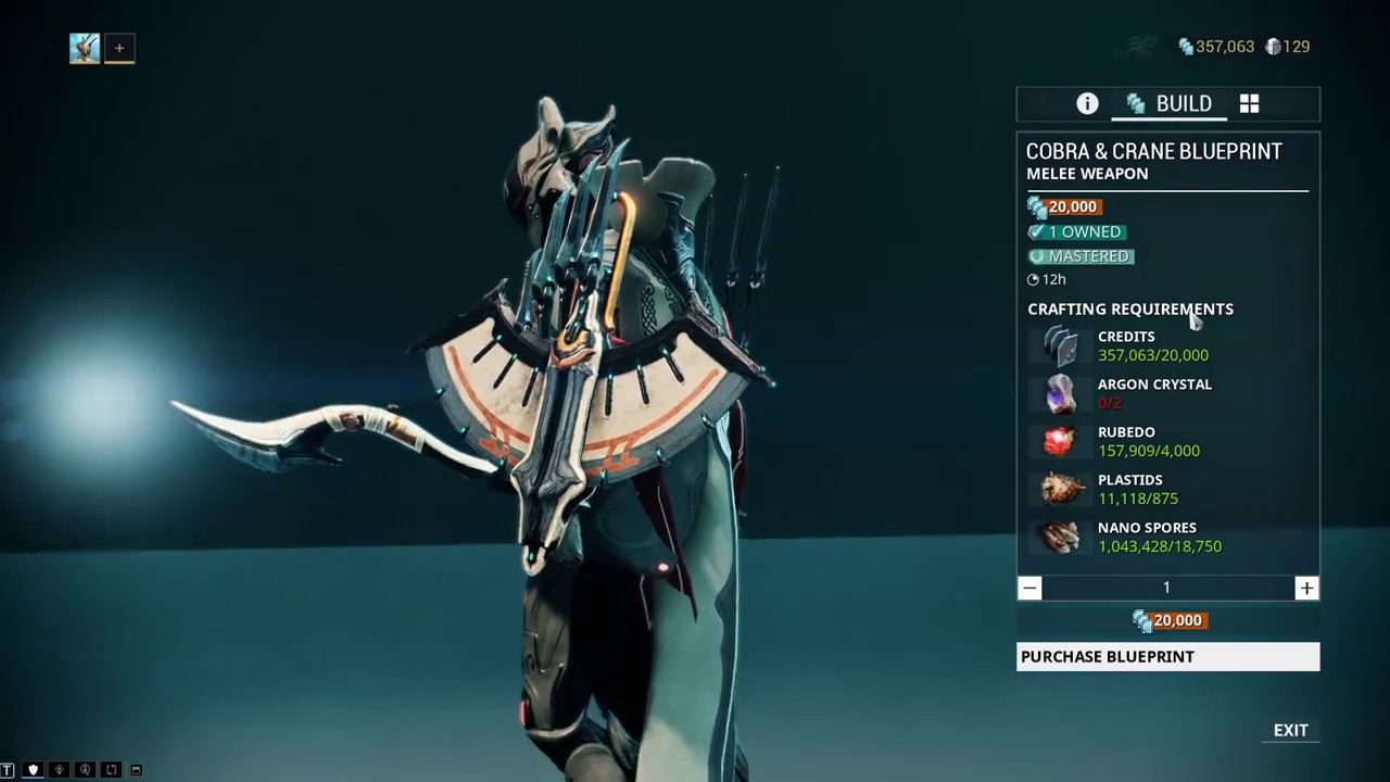 Warframe How to get the cobra and crane