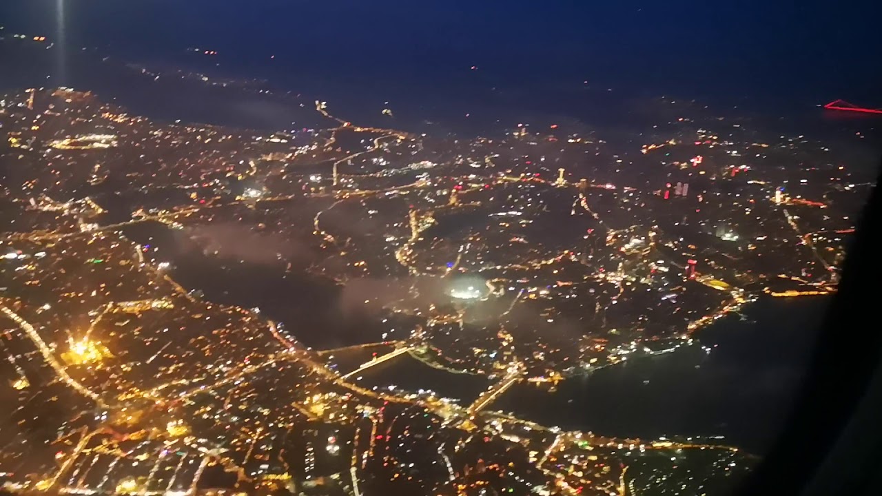 Turkey Night View From The Air YouTube