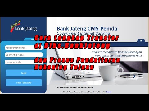 Cara Lengkap Transfer di Bibs Bank Jateng | dan Cara Pendaftaran Rekening Tujuan